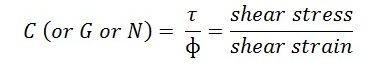 刚度模量公式