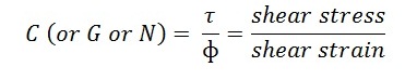 刚度模量公式