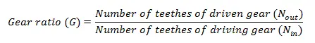 齿轮传动比公式1